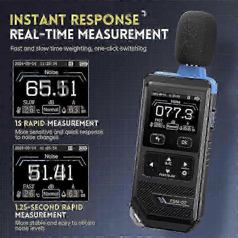 FDM-02 High-Precision Digital Handheld Professional Decibel Meter Instrument