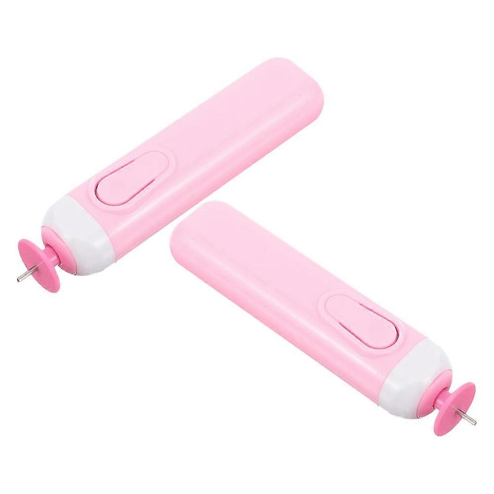 Electric Quilling Tool Automatic Paper Rolling Pen for DIY Crafts 2Pcs Set