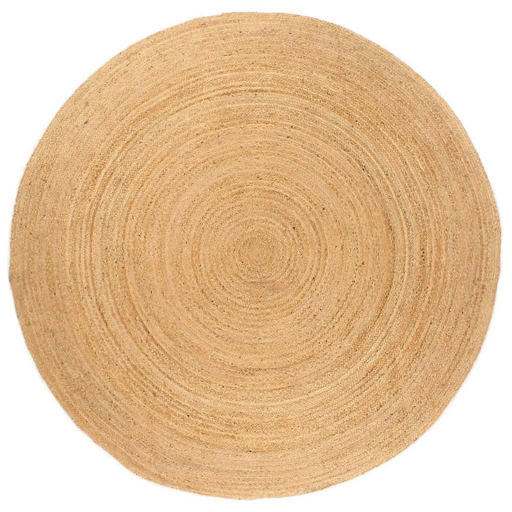 Area Rug Braided Jute 210 Cm Round Rugs