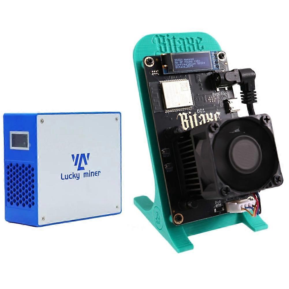 Bitaxe Gamma 601 1.2TH/S 18W BM1370 Asic Chip+LV07 V7 Lucky Miner 1TH/S BTC Solo Miner BTC Crypto Asic Miner UK PLUG