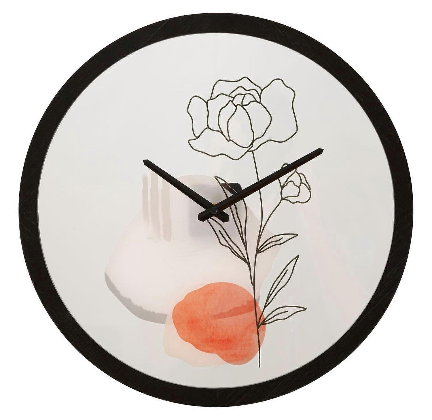 Reloj de pared Flor -A- cm Ø 40x3,5