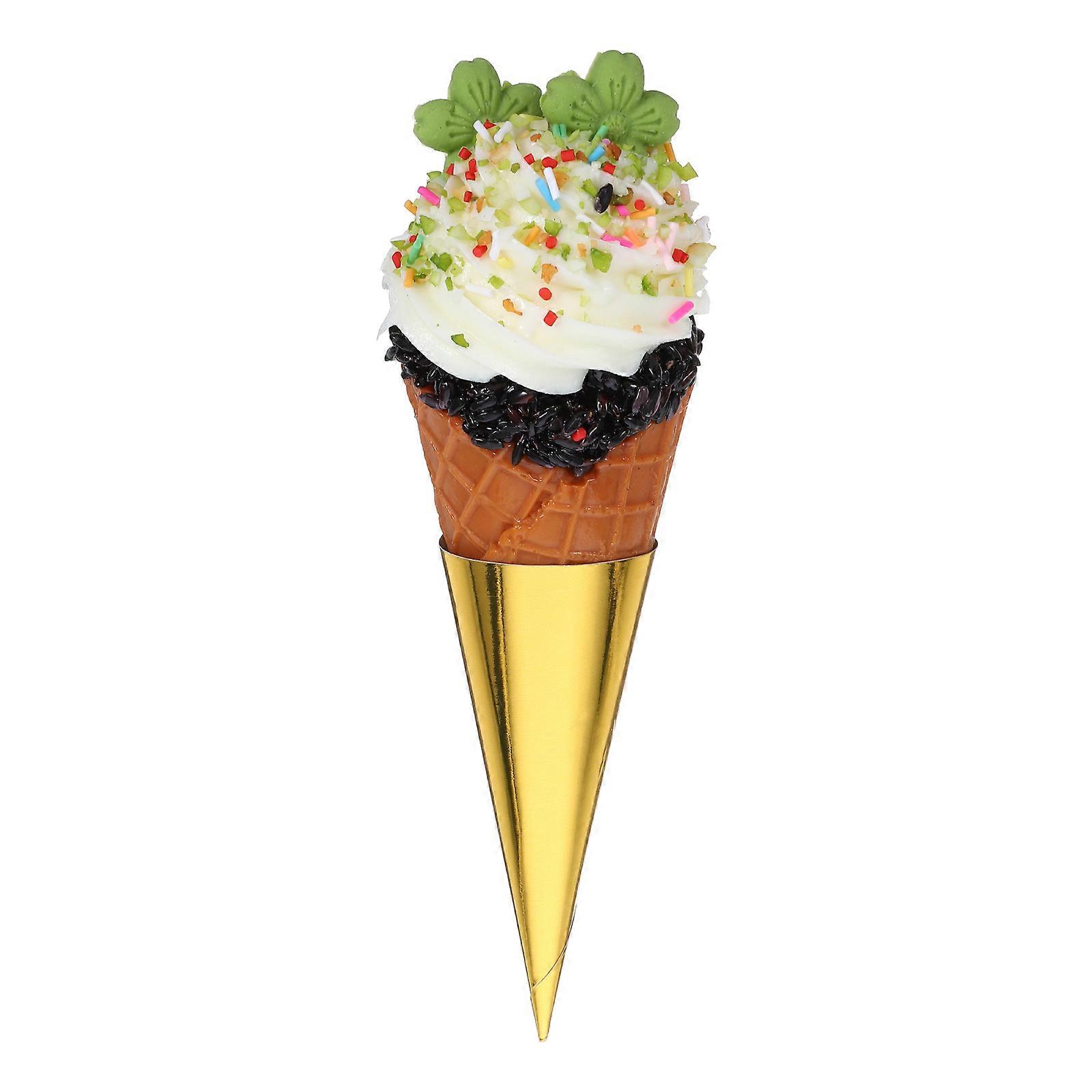 Ice Cream Model Cone for Decoration Realistic Artificial Display Prop