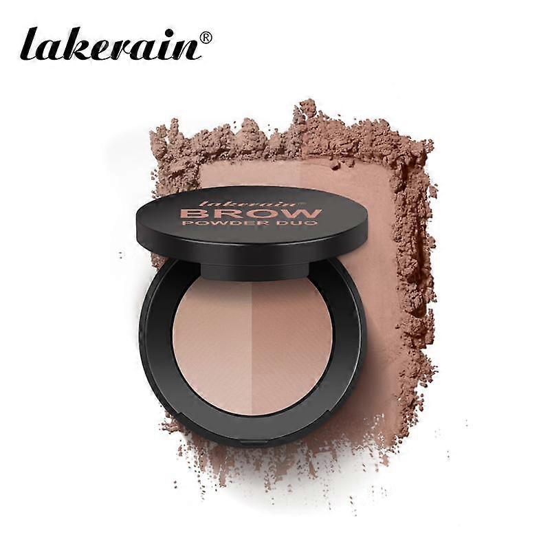 ?2-in-1 Double Color Eyebrow Powder, High-Pigment & Long-Lasting, Waterproof & Smudge-Proof, Multi-Functional for Eyebrows, Contouring & Nos