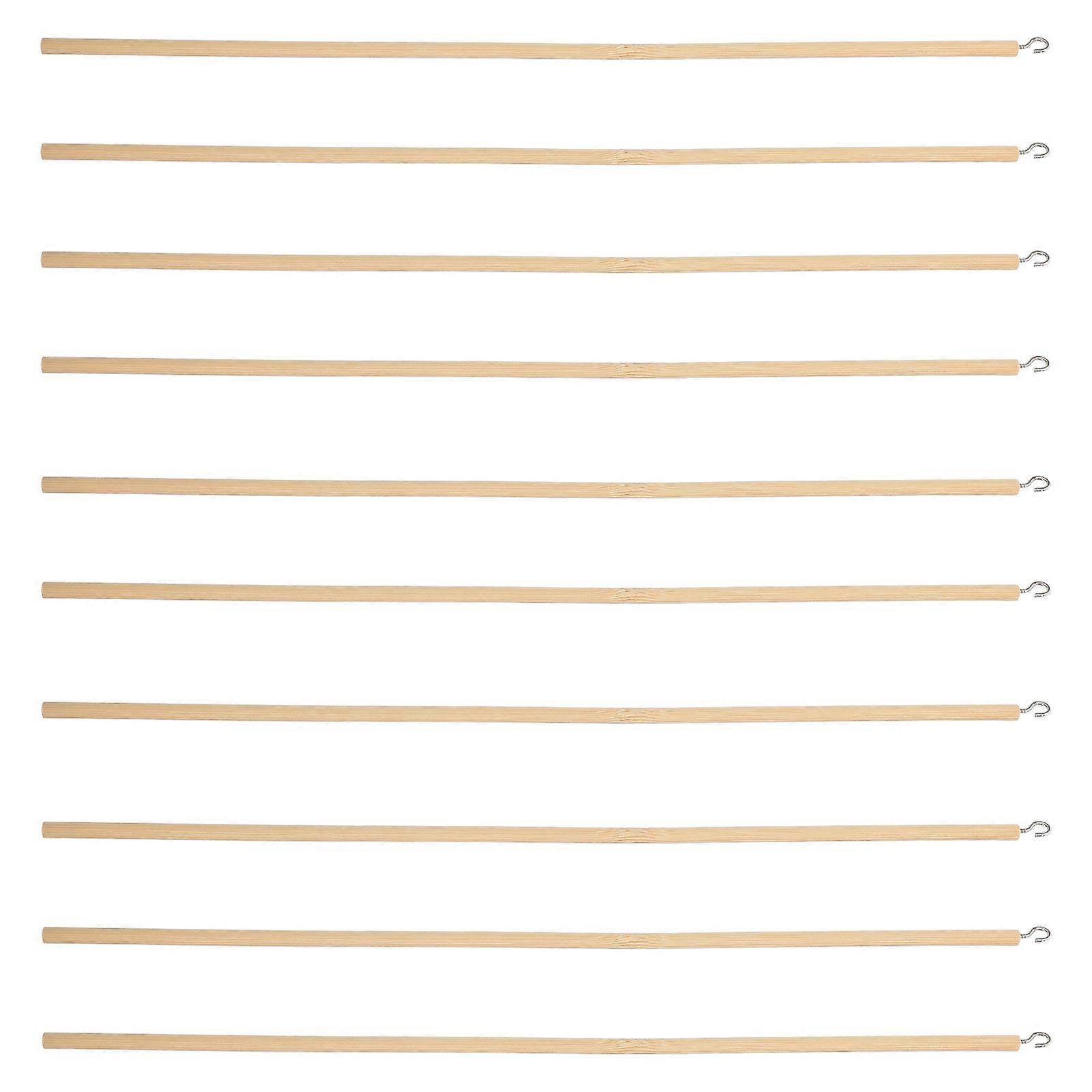 Shadow Puppets Manipulation Sticks for Craft Use with 10Pcs Round Wood Sticks