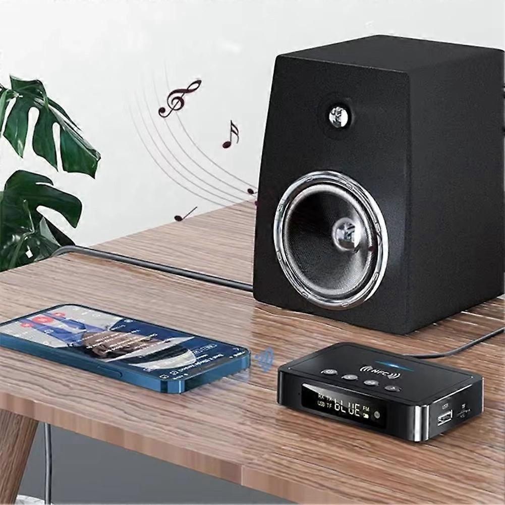 NFC Bluetooth Receiver 5.0 Bluetooth Transmitter FM Three-in-One Bluetooth Adapter Computer Universal