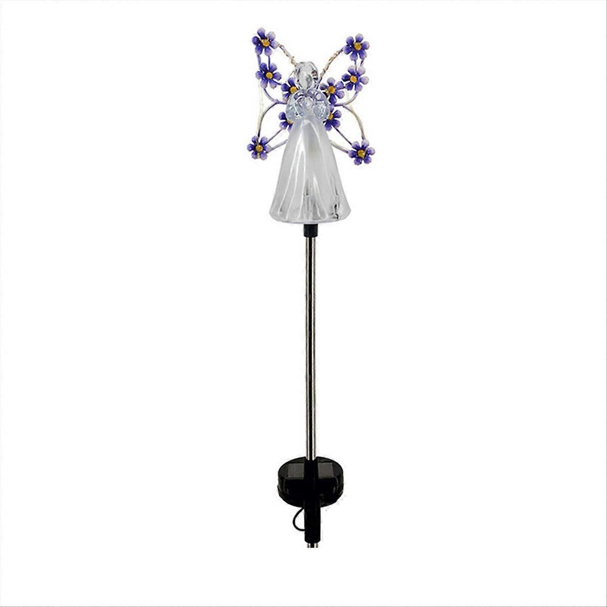 防水ソーラーエンジェルライト屋外エンジェルフェアリーランドスケープライト、A