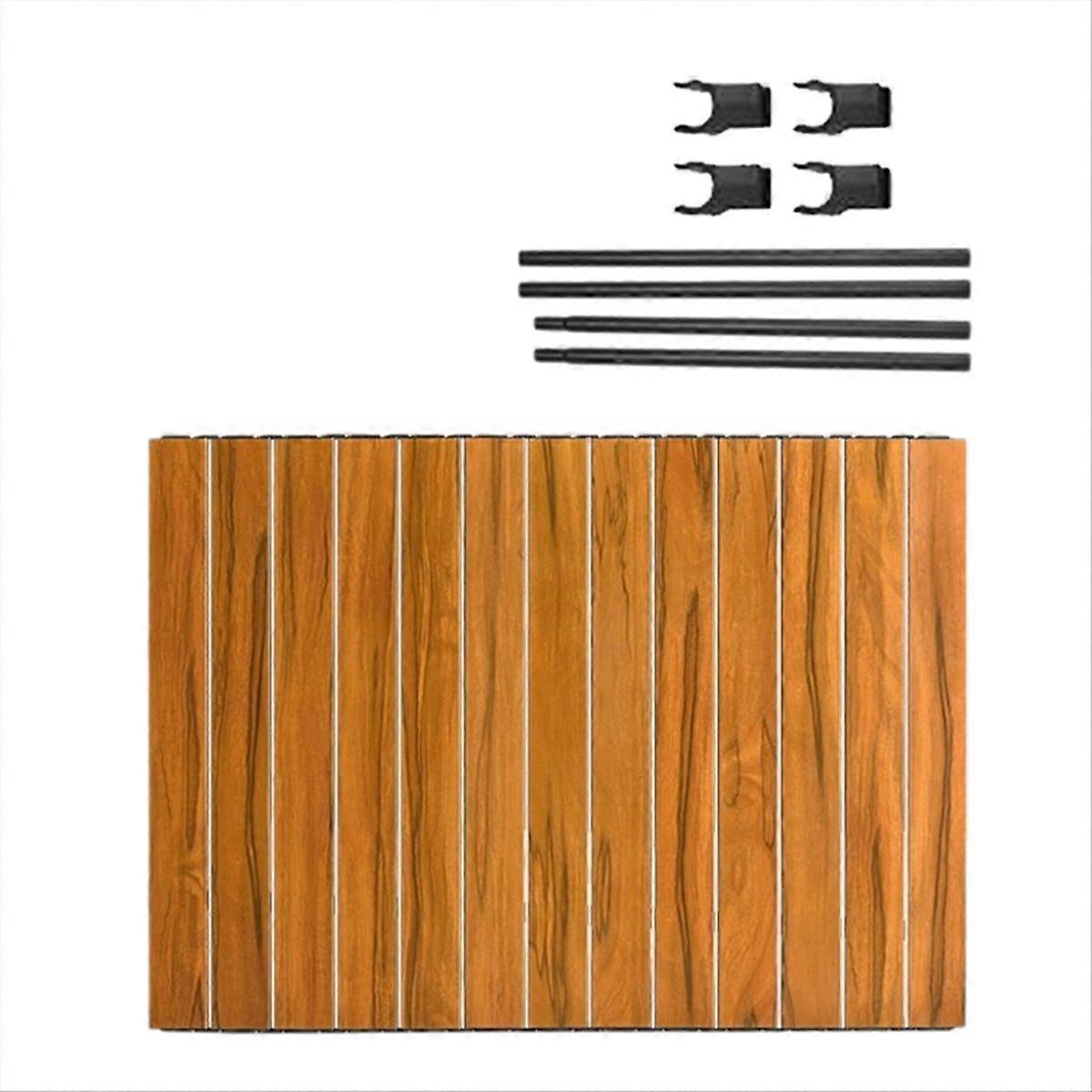 Portable Table Board Folding Tabletop Board Wood Color 8 Inch