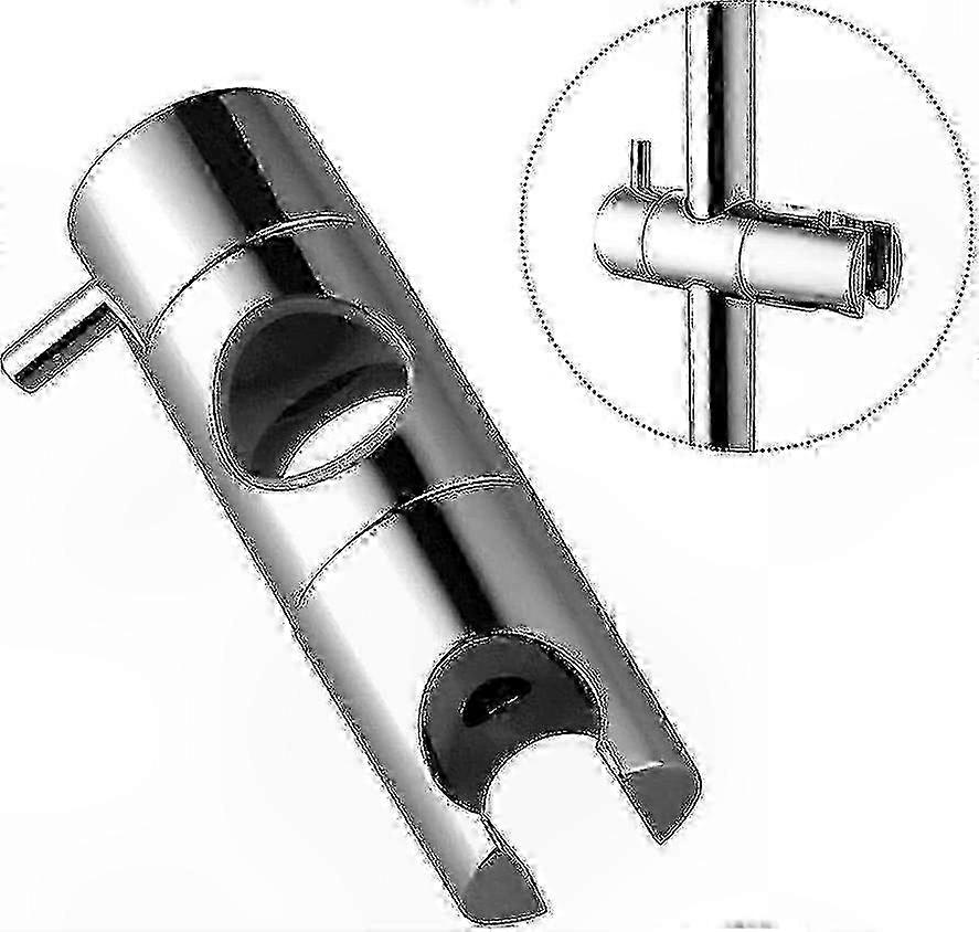 Adjustable Shower Head Bracket, Replacement Holder for Riser Rail (Diameter: 19mm)