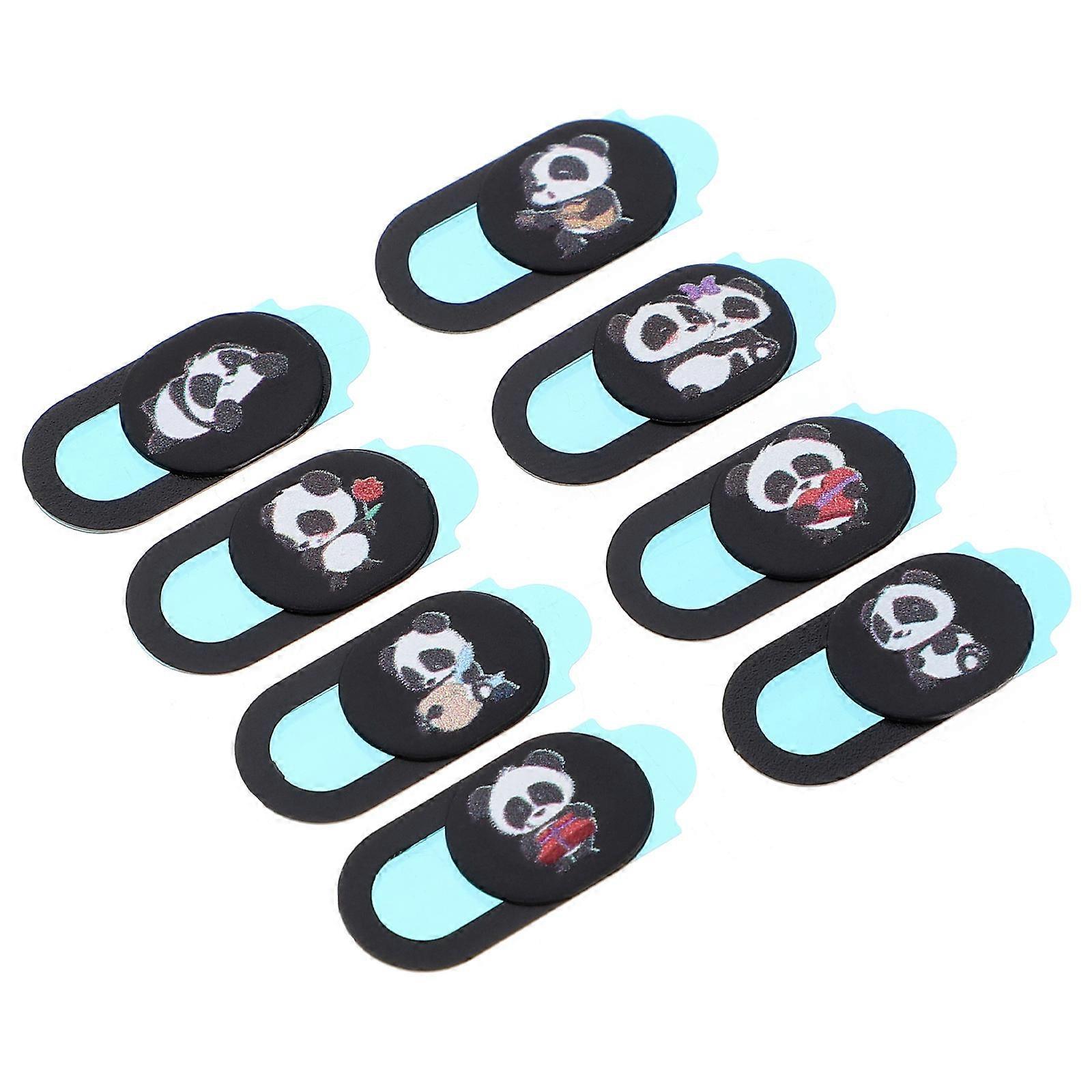 Panda Pattern Webcam Slide Cover for Privacy 16Pcs Set