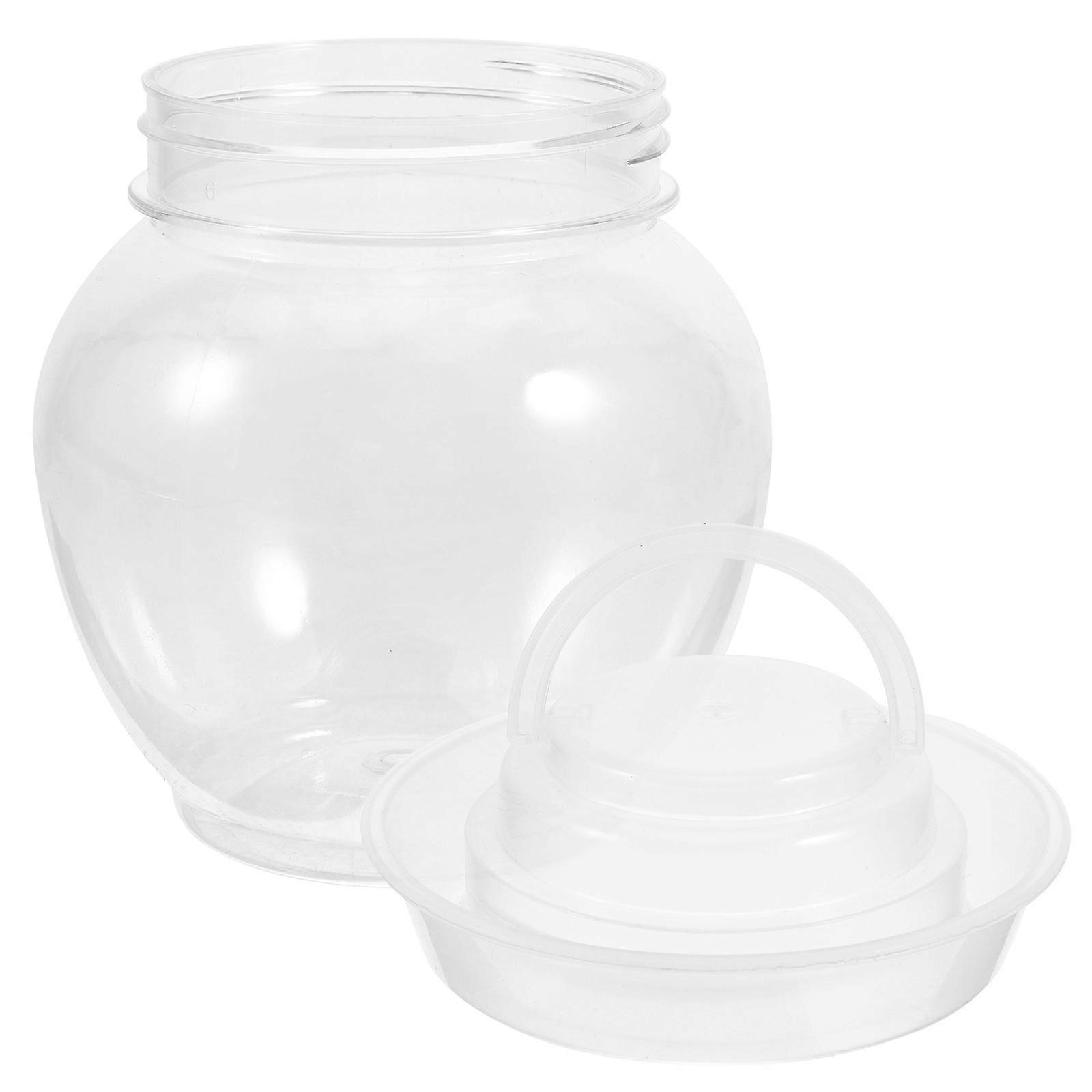 Fermentation Jar Clear Pickle Jar with Water Seal Lid for Food Storage