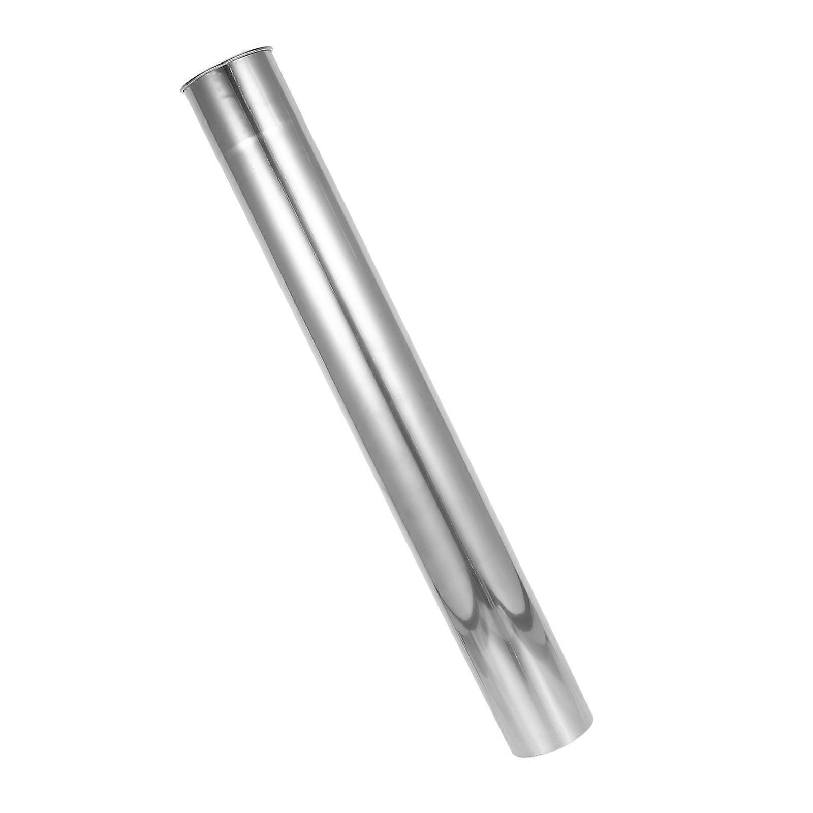 Røykrør i rustfritt stål for skorstein, sølvfarget