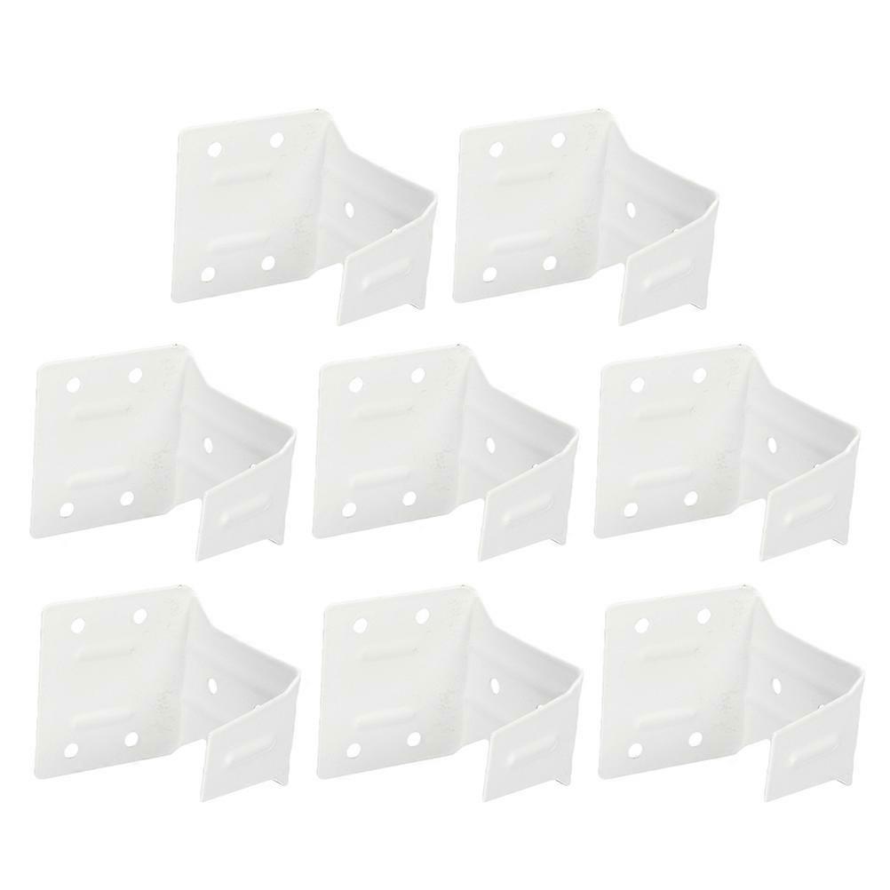 8pcs Iron Brackets for Blinds Headrail Holders Mounting Bracket Replacements Window Blinds Headrail Bracket Set