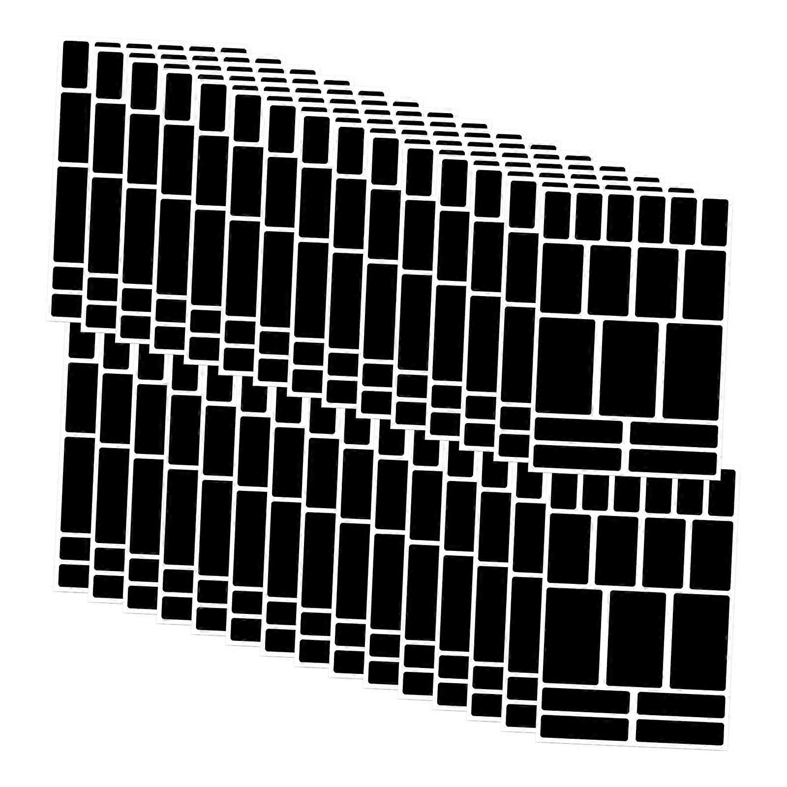 30x Removable Labels for Jars Food Jar Label Self Sticky Versatile Pantry Labels