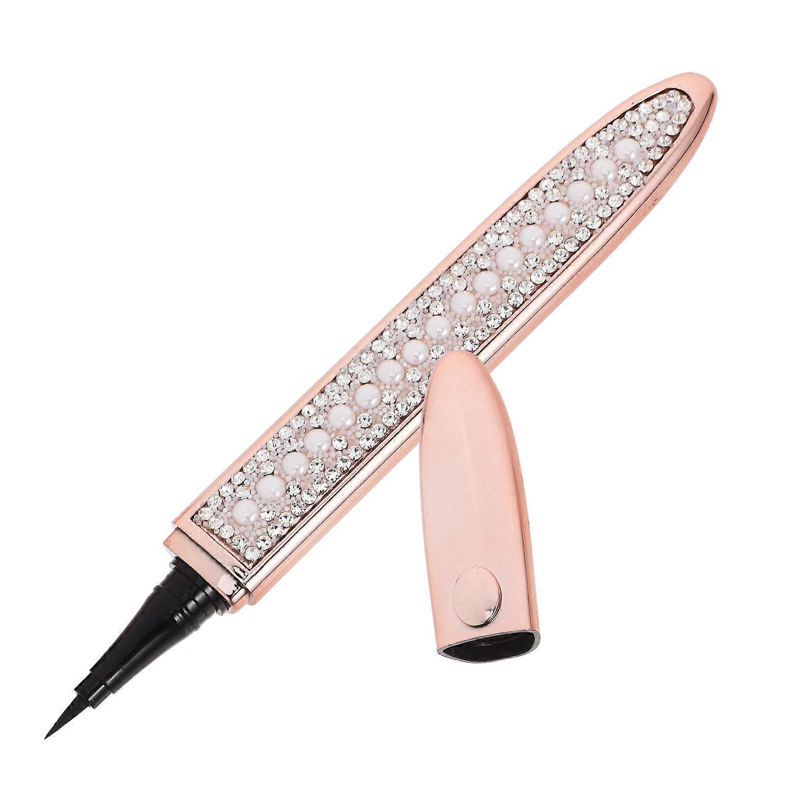 Eye Liner Pen for Girls Practical Plastic Golden Smooth Application 1Pack