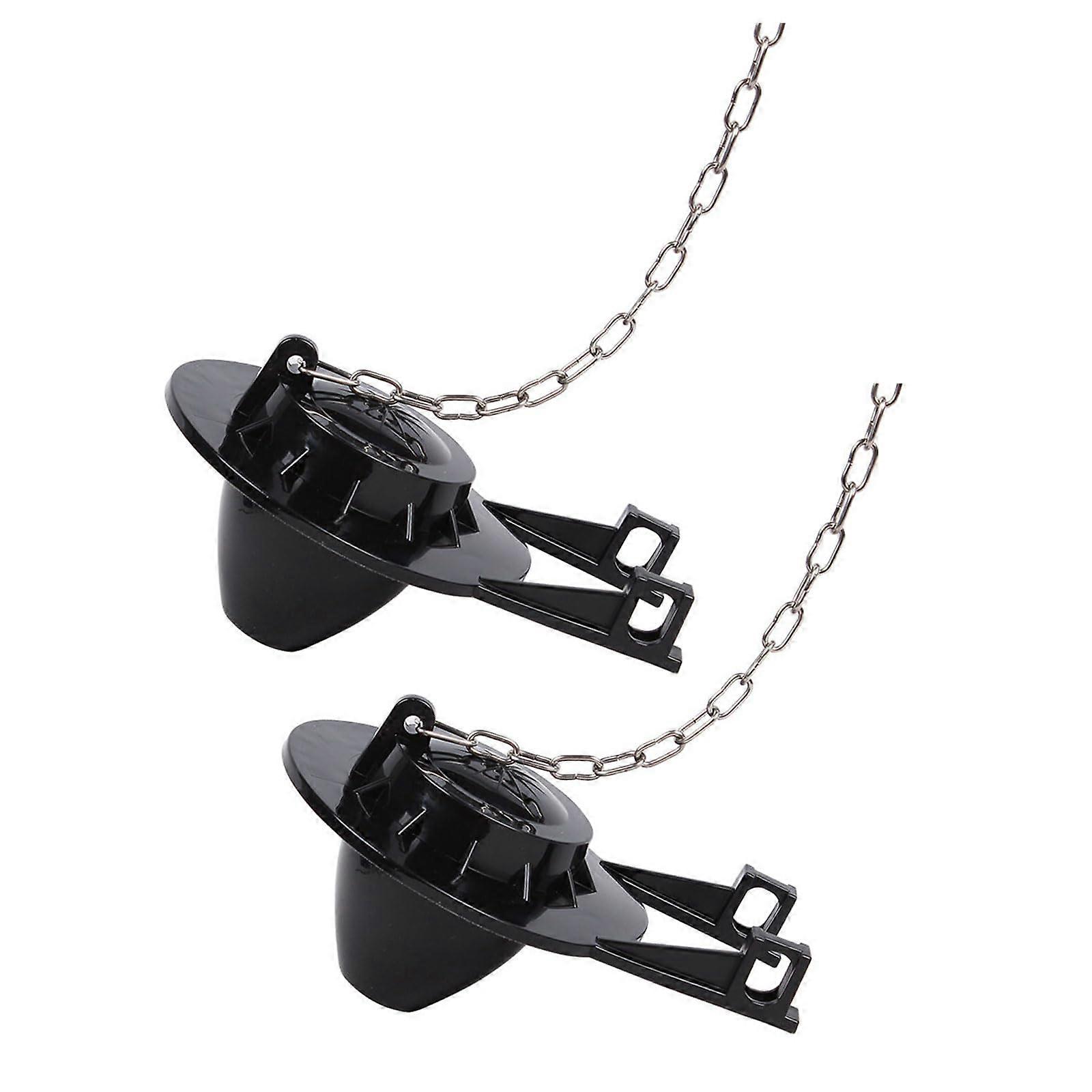 Universal Toilet Drain Valve Flapper Replacement 2Pcs Adjustable Toilet Stoppers for Water Tanks Compatible with Most Models