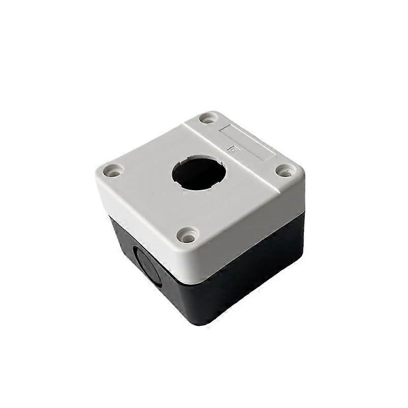 1 Hole 22mm Push Button Switch Box Electrical Control Enclosure Easy Control White Gray Black