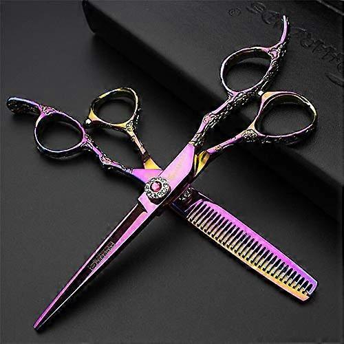 Professional Hair Cutting Scissors, 6 Inch Japanese Cobalt Alloy Barber Shears with Sharp Precision Blades