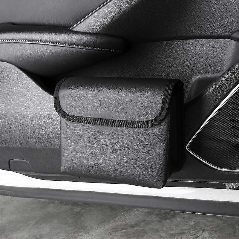 Car Folding Trash Can Multifunctional Seatback Hanging Storage Box