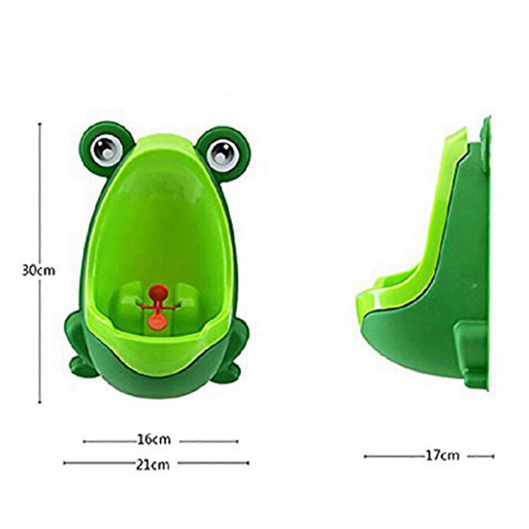 2 x Fun Pot Children Frog-Shaped Urinal (Green)