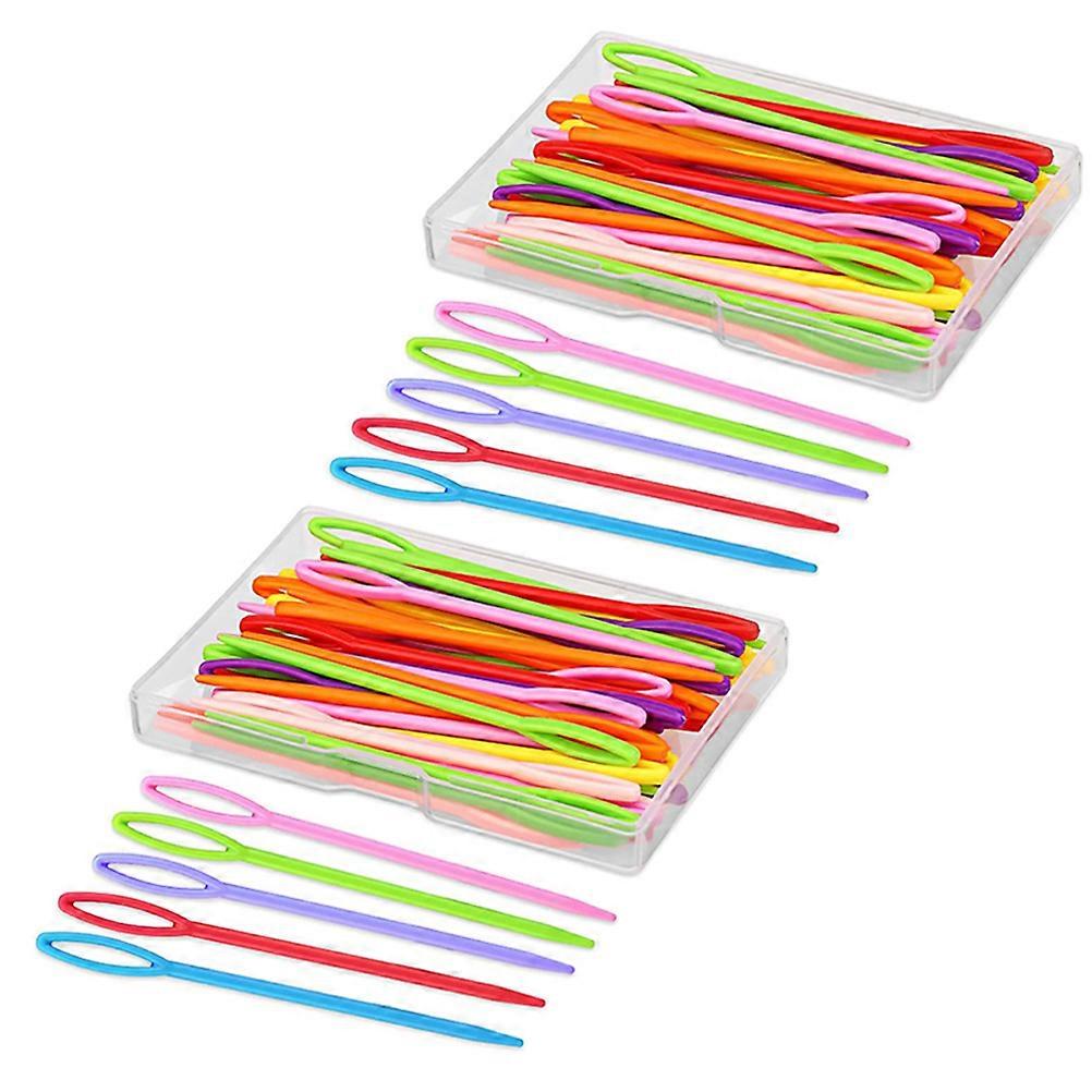 Sweater Needle Hand Sewing Tool for Home Use 2 Boxes Included