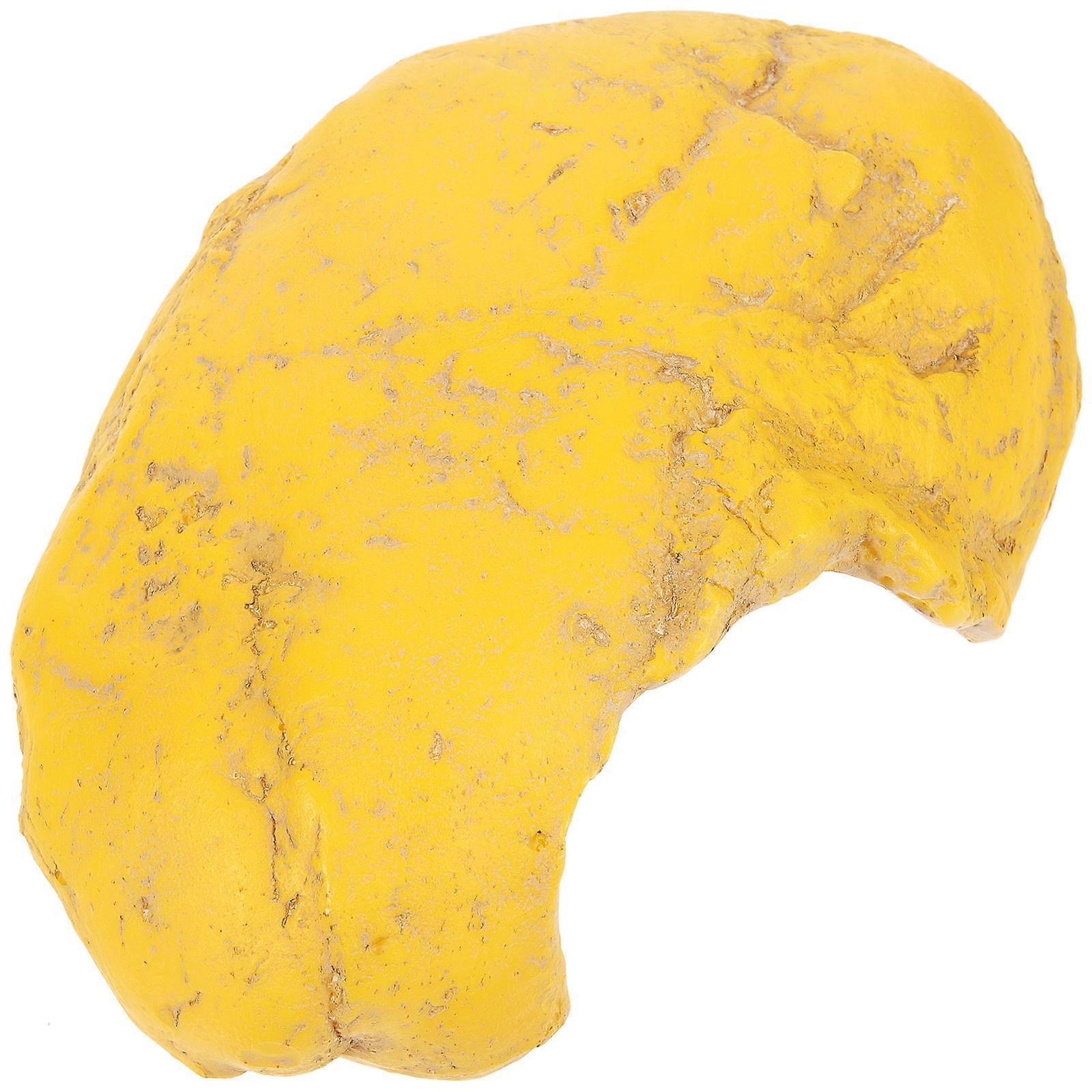 Yellow Resin Aquarium Shelter Fish Hiding Cave for Spawning