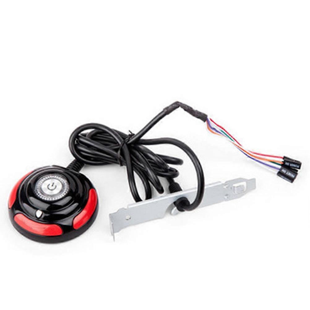 Desktop Computer Button Pc On-Off Button Power Indicator Light For Internet Bar Home Office 1Pack