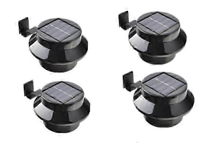 25-26 4-Pack Outdoor Solar Gutter Lights