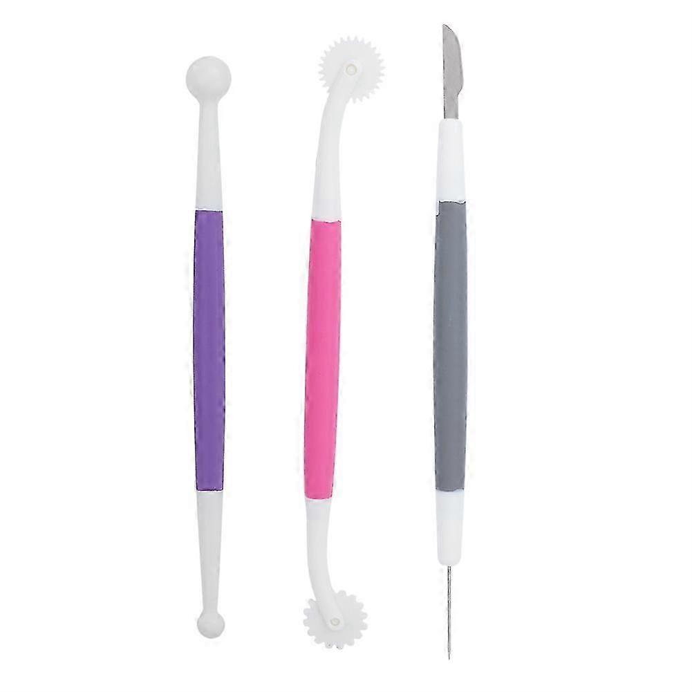 25-26 3pcs / set Cake Decorating Tools Modelling Flower Patterns Pastry Carving Cutter