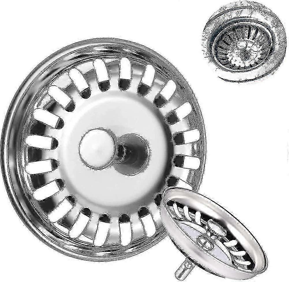 Kitchen Sink Strainer Kitchen Sink Plug, 2 Pack Universal Sink Plugs Bath Plug - JA 2025