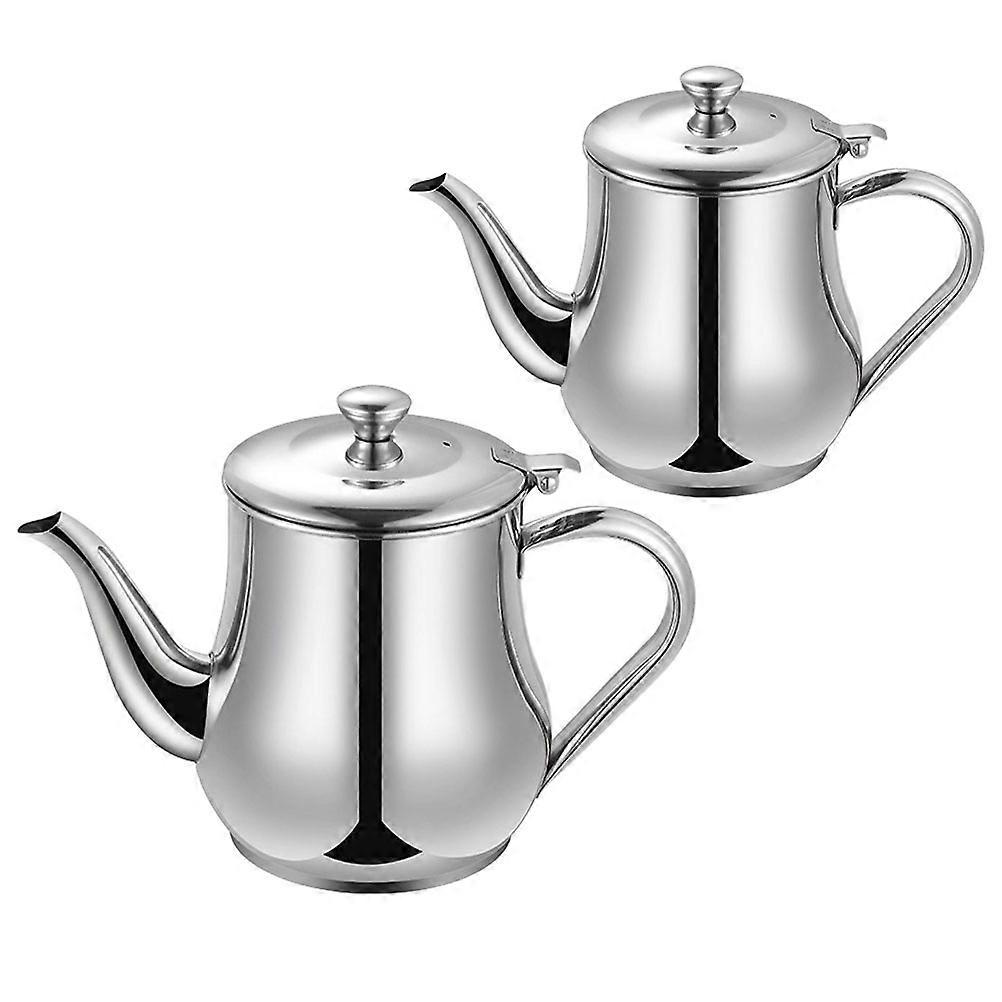 Kitchen Oil Container Stainless Steel Pot for Oil Filtering 8Pcs Set