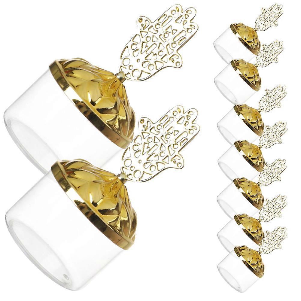 Wedding Candy Container Festive Design Transparent Packaging Shops Bars 12Pcs