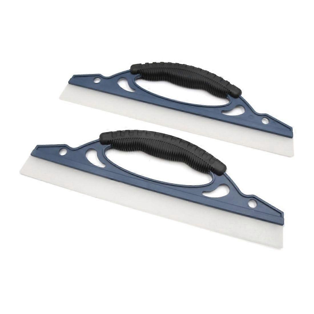 2Pcs Silicone Car Window Squeegee Water Blade for Quick Bubble Glass Cleaning