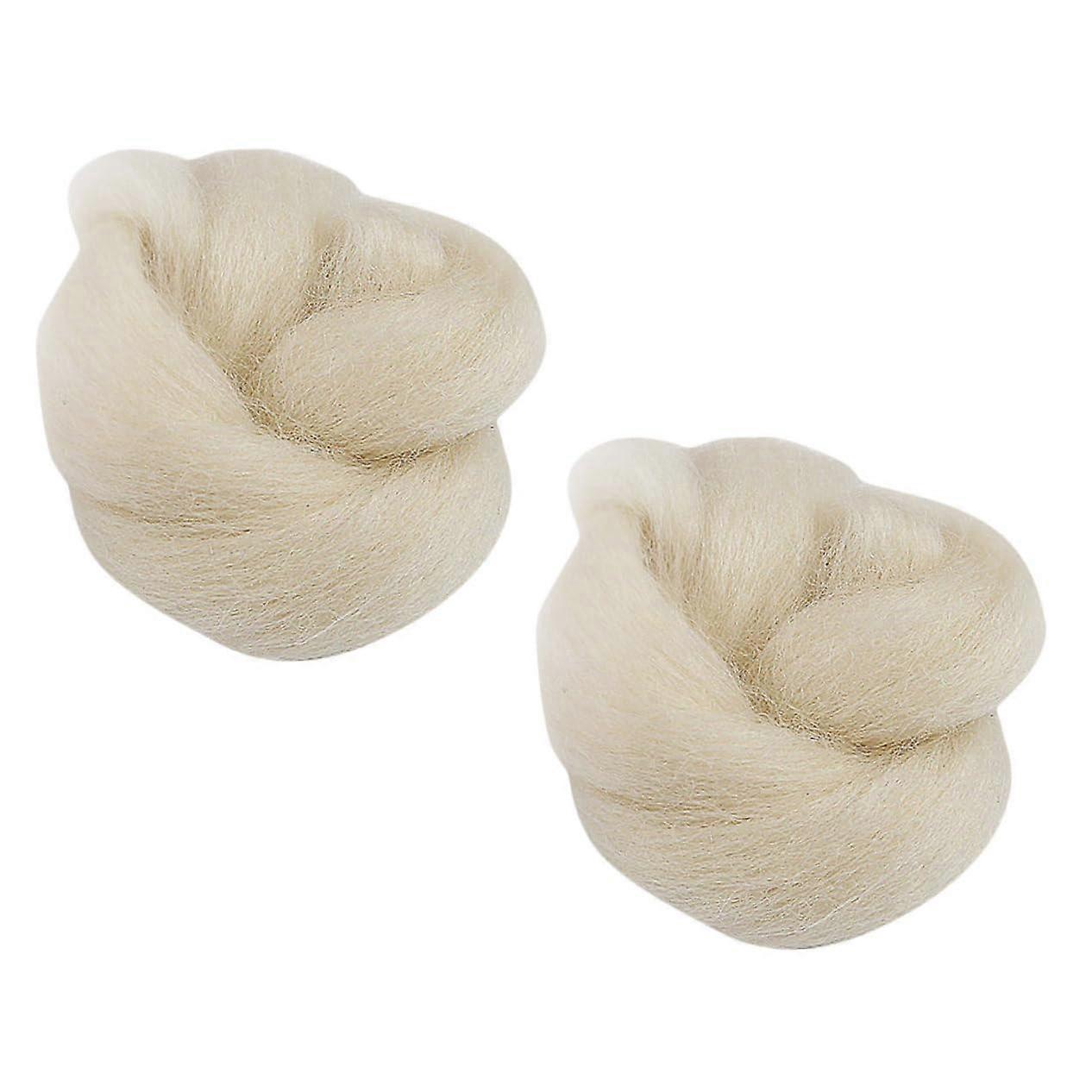 Wool Toe Separators and Spacers, Breathable Comfort, Pressure Relief for Overlapping Toes, 2pcs