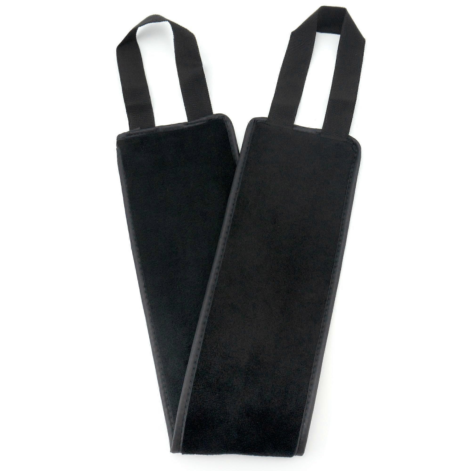 Self Tanning Back Applicator with Soft Velvet Fabric and Dual Handles for Even Coverage