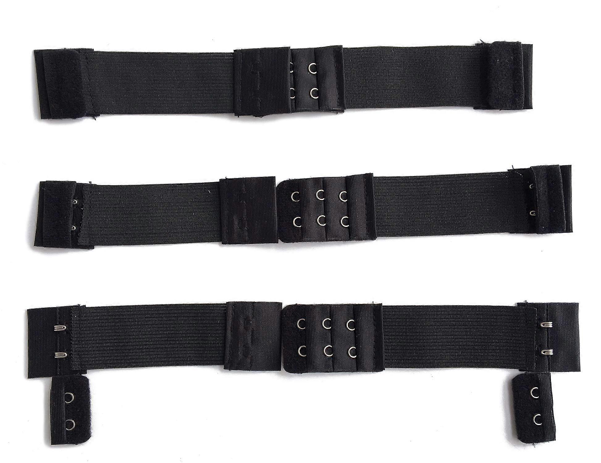 Adjustable Wig Band Black Elastic Strap for Secure Fit and Easy Wig Making, 3 Sets