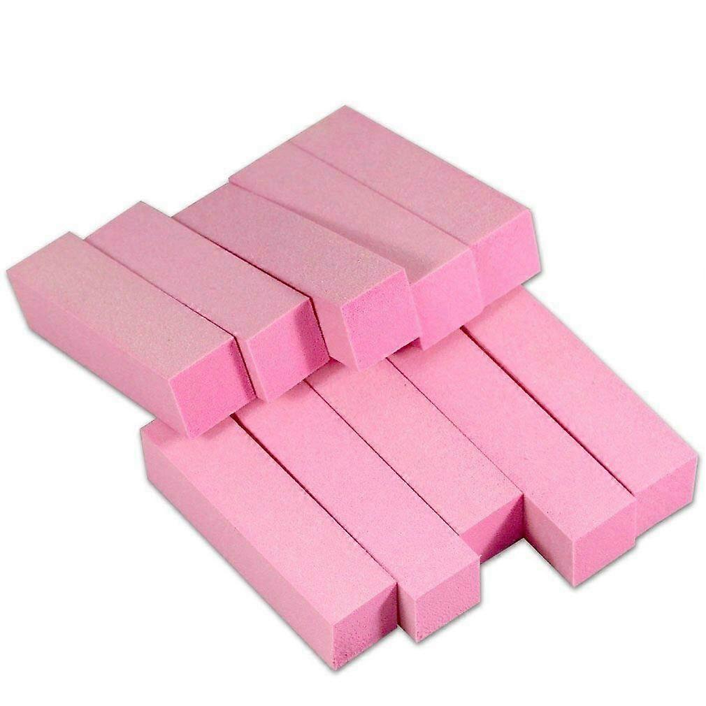10 Pcs Purple Pink Nail Buffer Block Set for Smooth Nail Surface and Professional Finish
