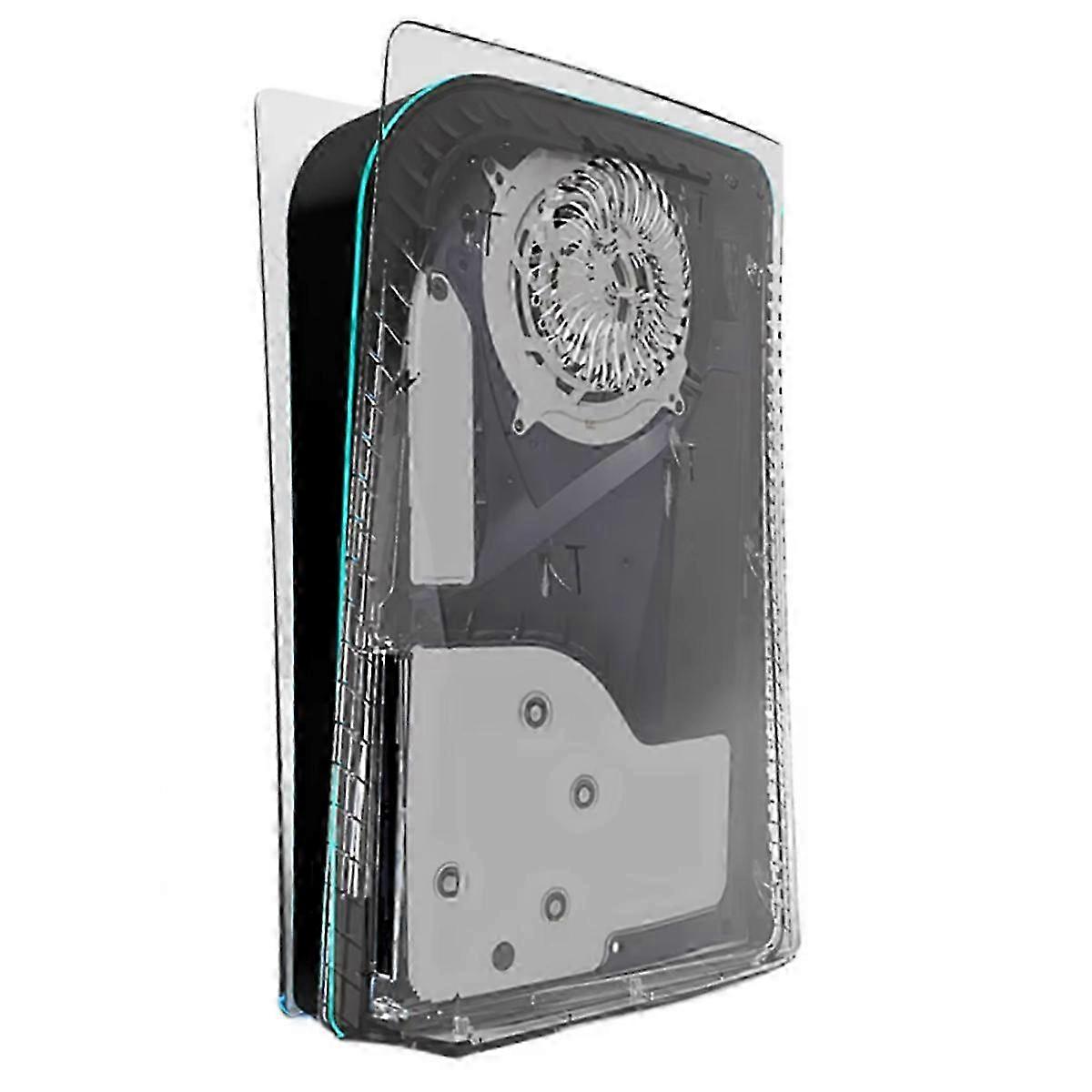 Transparent Cooling Vent Shell Hard Plastic Replacement Plate Case Cover for Disc Edition Gaming Console