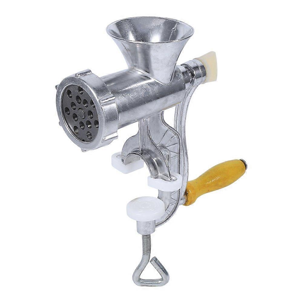 Aluminum Manual Meat Grinder Size 5 with Table Clamp for Sausage Making and Fast Meat Processing