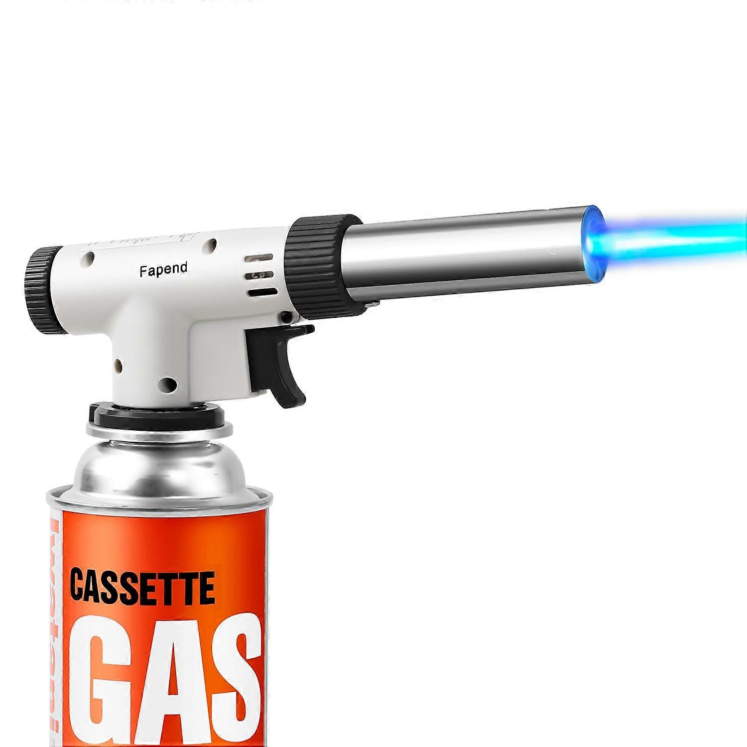 Butane Kitchen Torch with Adjustable Flame Control for Creme Brulee, BBQ, Baking and Jewelry