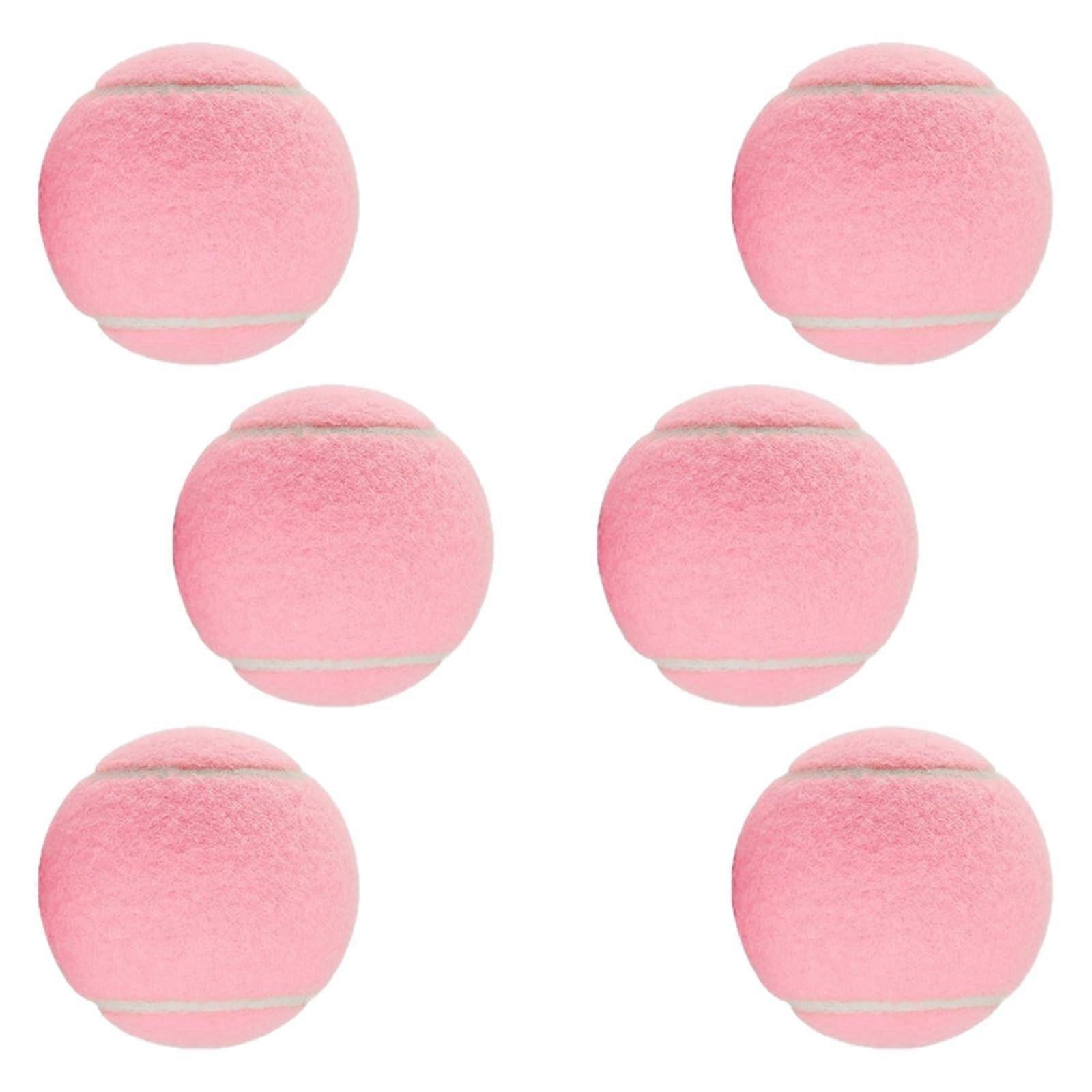 Professional Tennis Balls 6 Pack with  Elastic Bounce and Durable Performance for Training