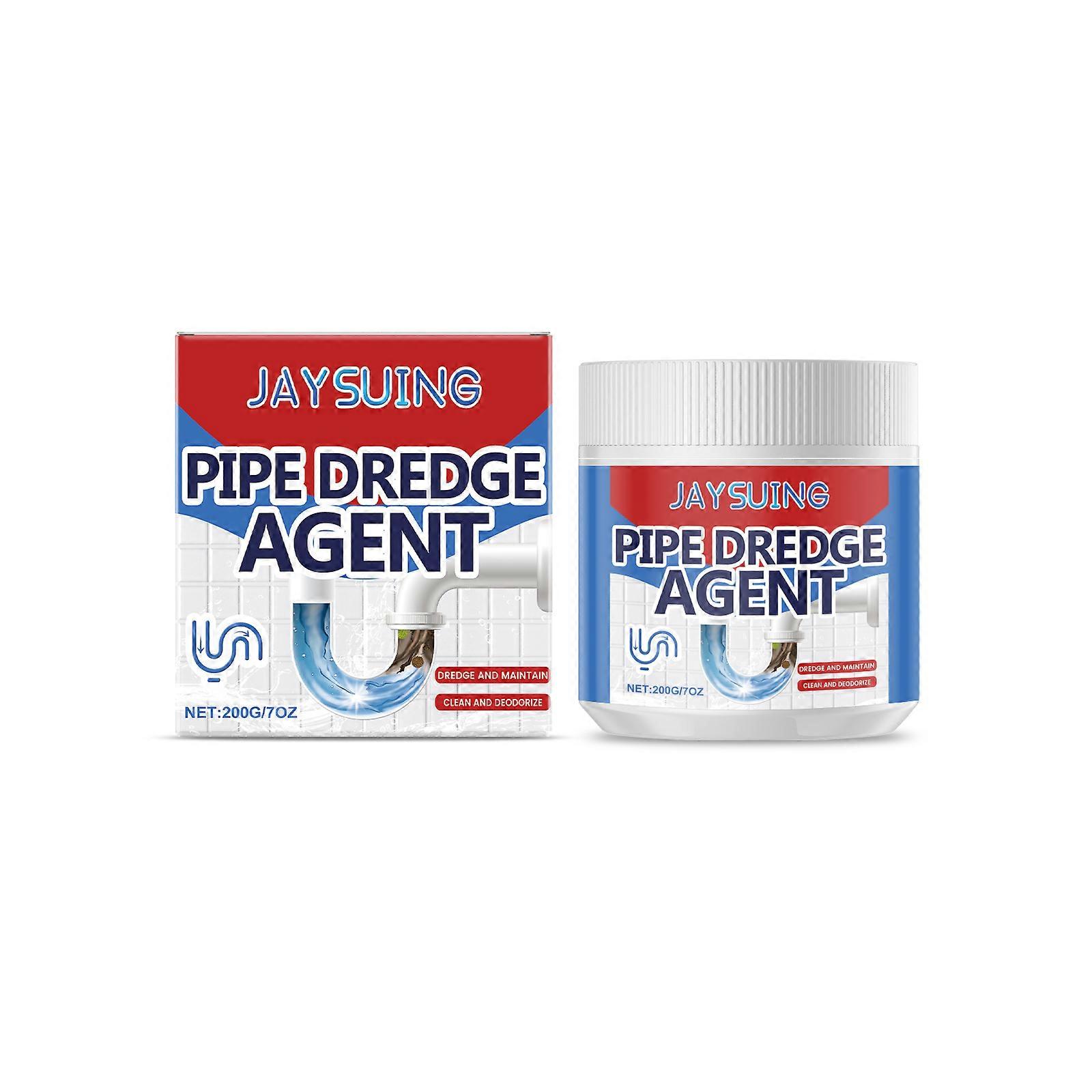 Pipe Dredging Agent, Sink Drain Pipe Kitchen Toilet Pipe Cleaning Dissolving Anti-Blocking Dredging Powder