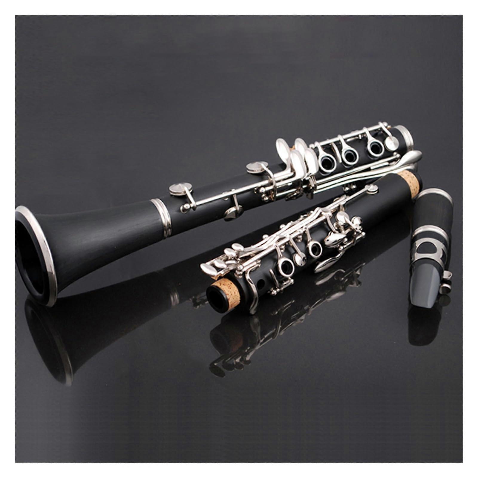 B Flat Clarinet with Rich Powerful Tone, Durable Handpolished Bore, Beginner and Professional Use