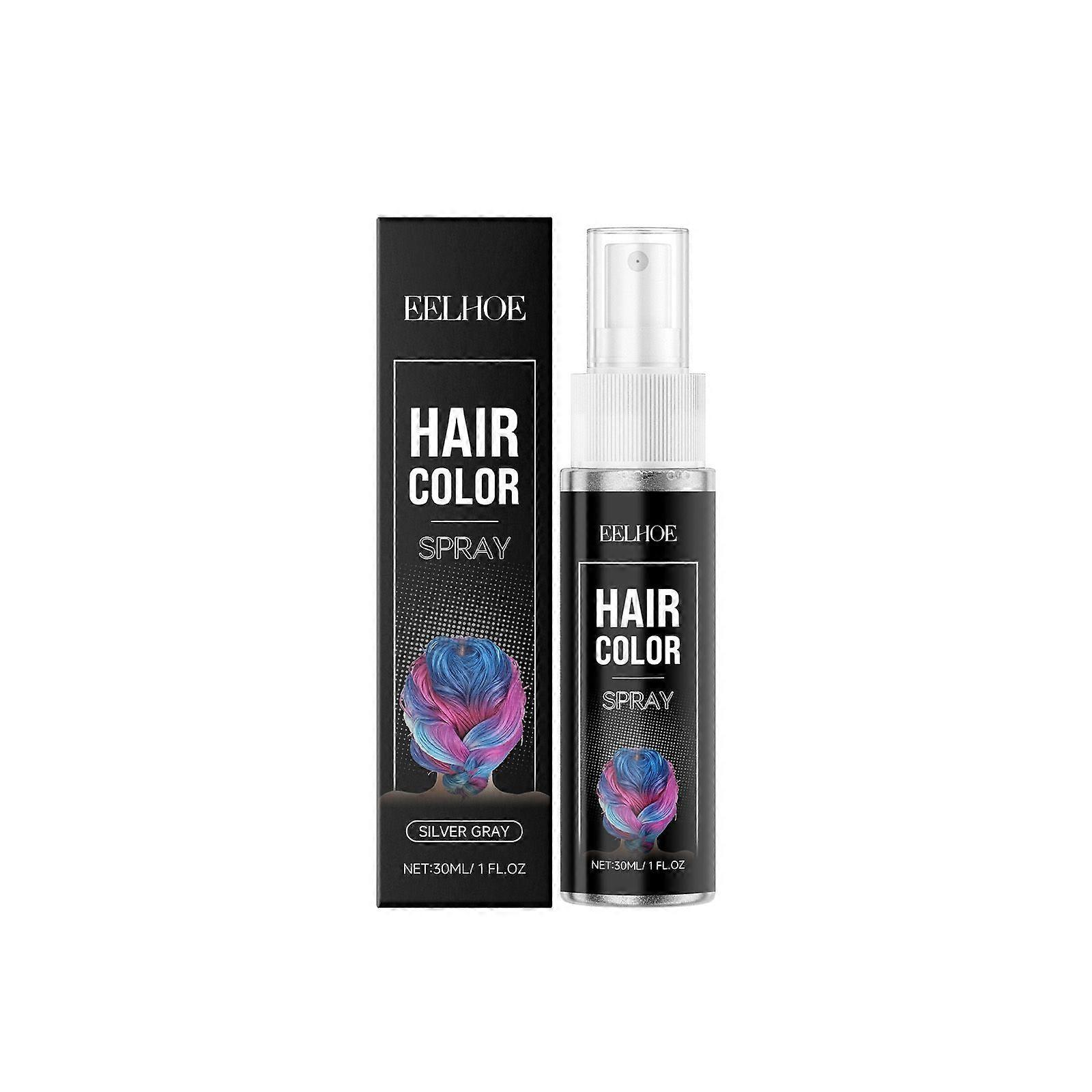 Silver-Gray Temporary Hair Spray Is Carefully Formulated With 1