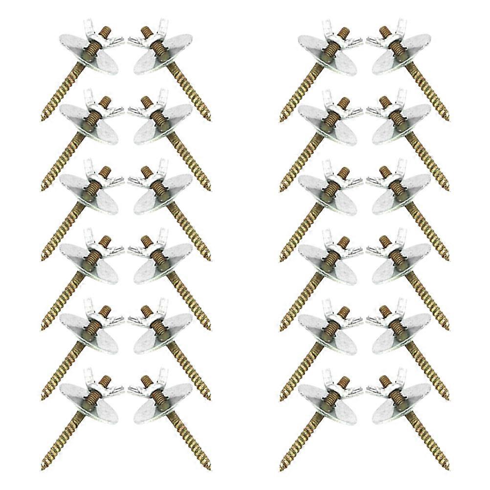 Birdcage Hardware Accessory for Perch Stand Fixing 24Sets Metal Screws