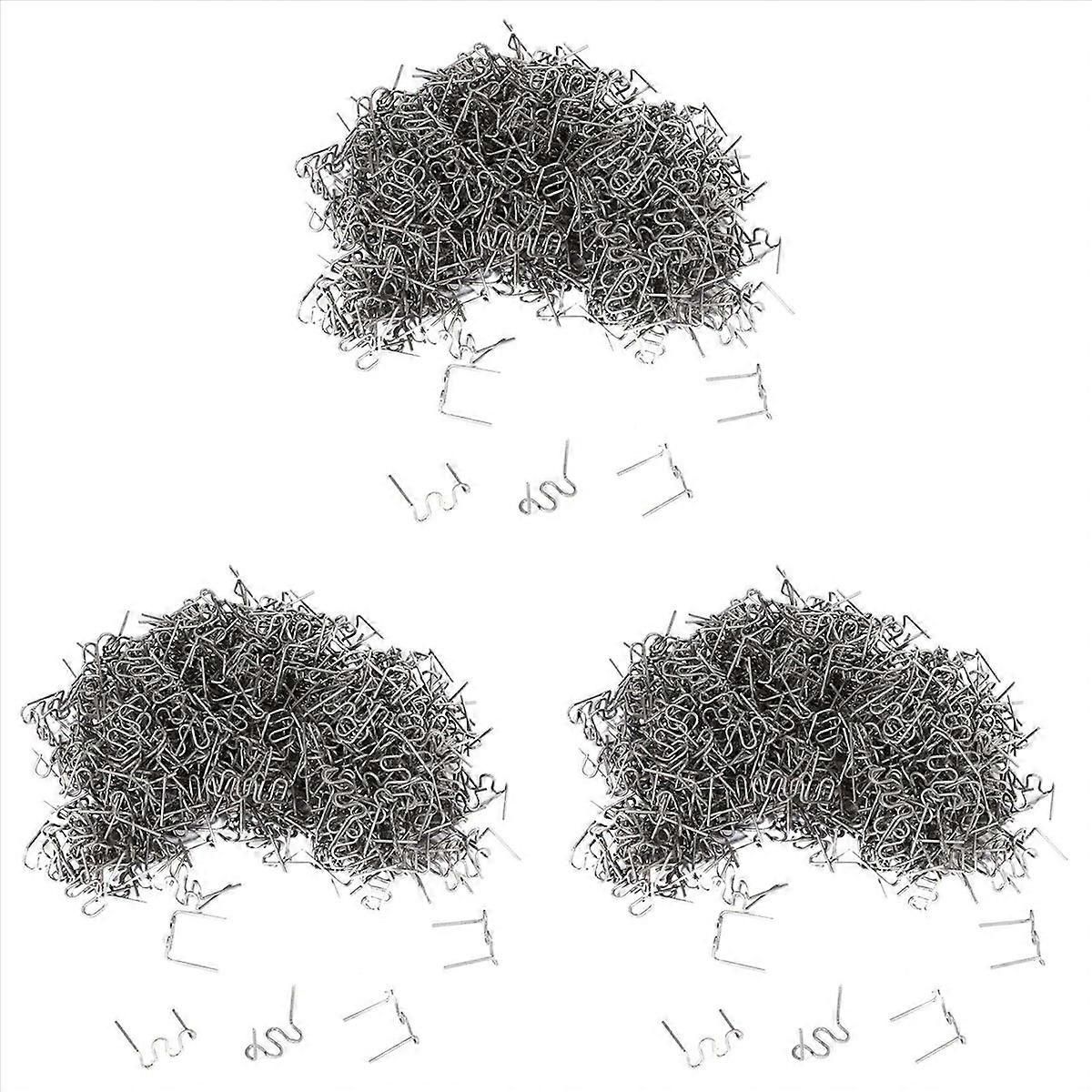 1000Pcs 0.6mm S Wave Staples for Car Bumper Bodywork Plastic Stapler