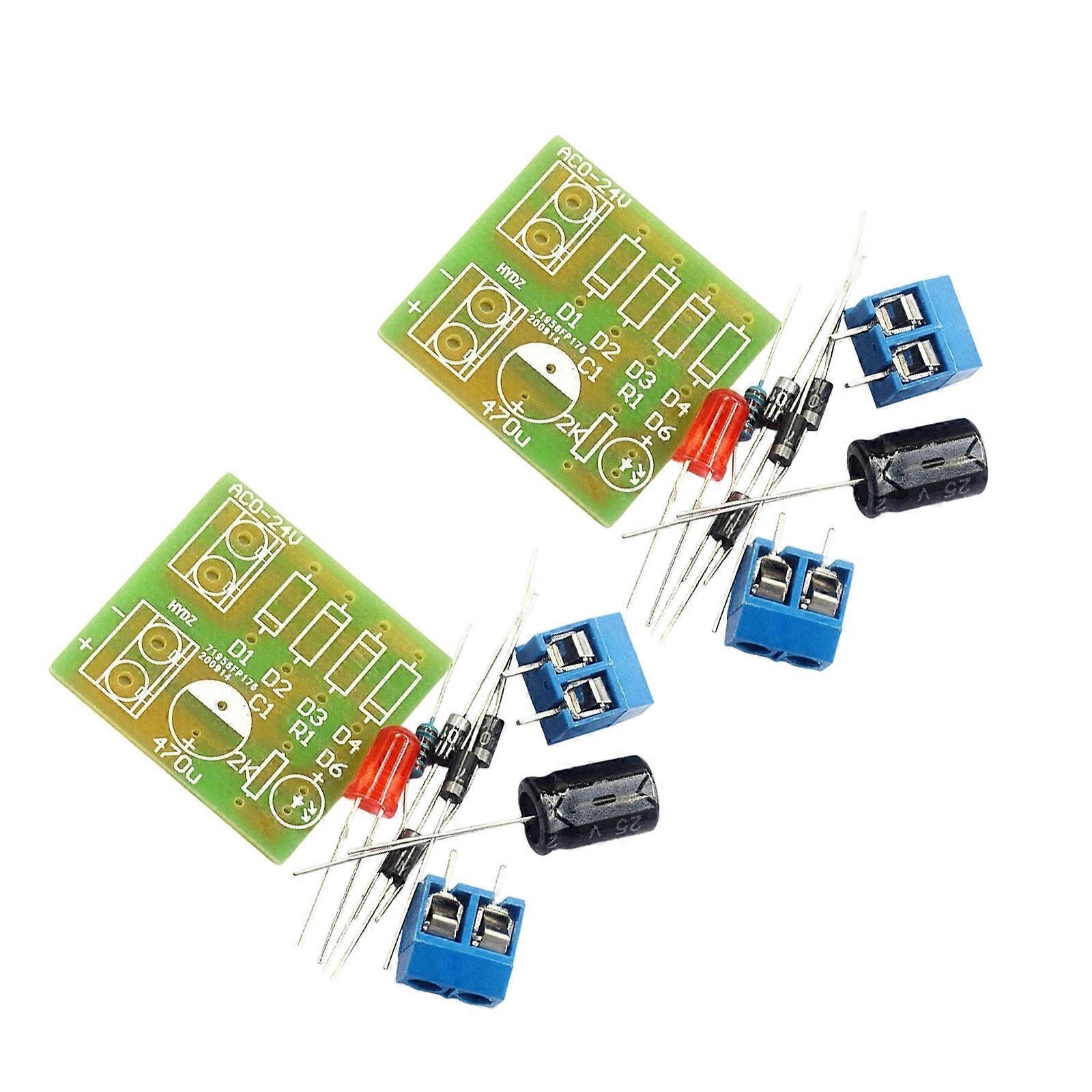 DIY Bridge Rectifier Circuit Module With 1 A Current Output Perfect For Electronic Learning Kit Stable Power Output Multicolor