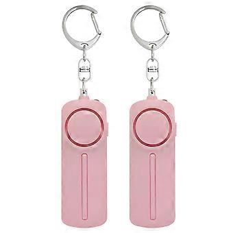 2Pack  Safety Alarm Keychains 130dB Loud Siren with LED Light for Self Defense