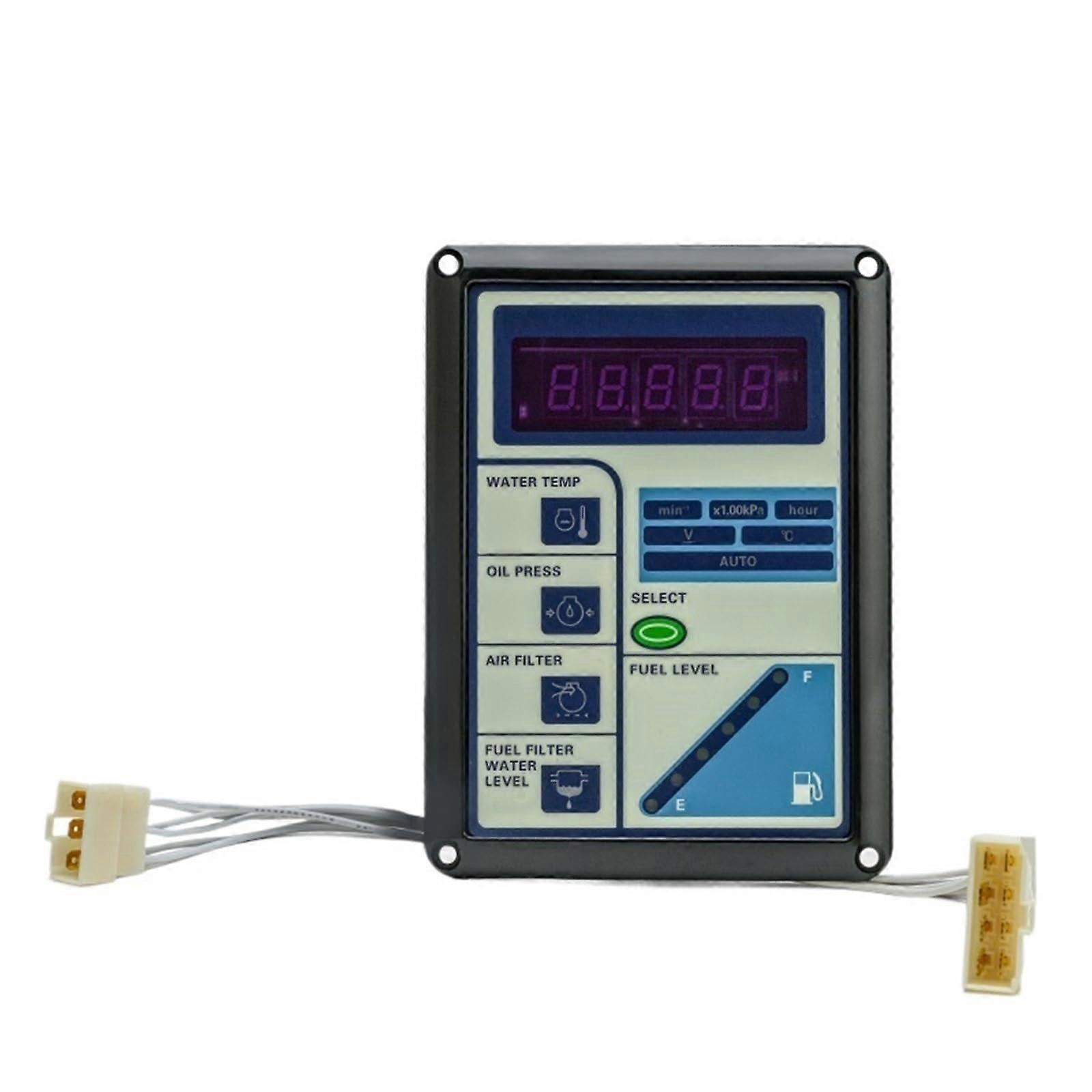 Generator Controller Module with Display Automatic Control Panel 2 Plugs 14 Wires