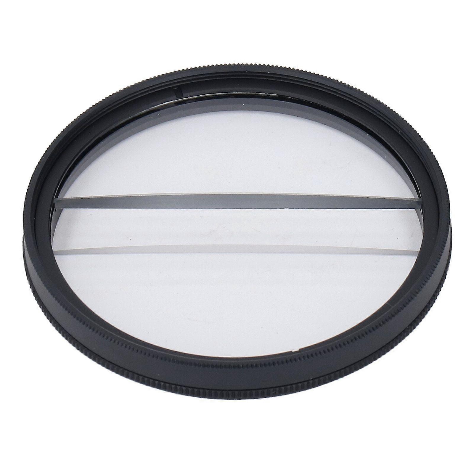 52MM Blur Special Effect Filter Double Sided Multi Layer Coating Split Diopter Filter with Filter Adapter Ring Compatible With Portrait Landscape