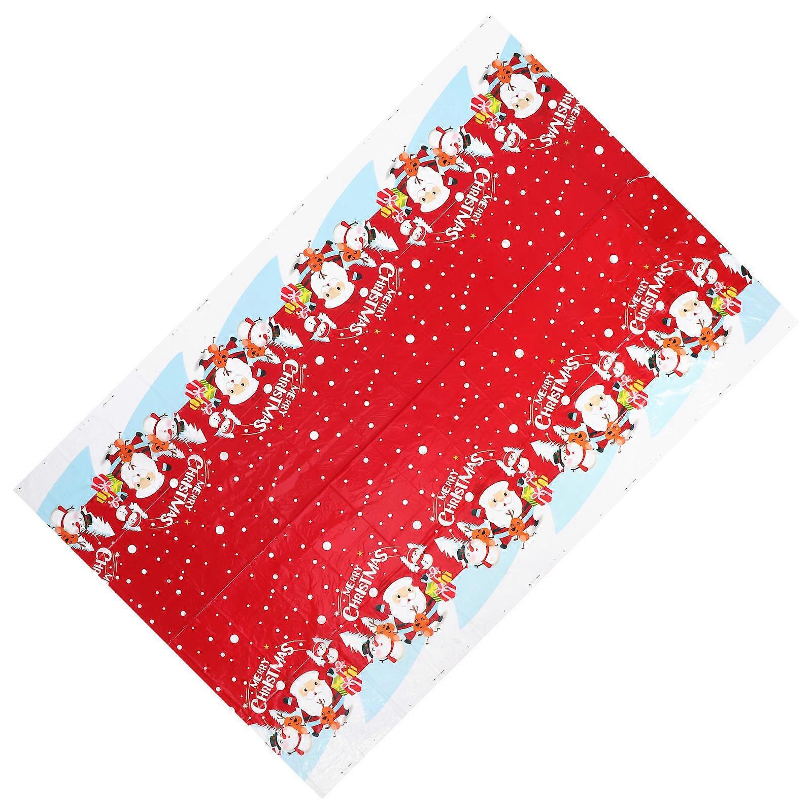 Christmas Tablecloth for Party Use Waterproof Rectangle Table Cover